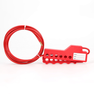 OEM <span class=keywords><strong>Red</strong></span> Safety Loto Valve <span class=keywords><strong>Cable</strong></span> económico Bloqueo Etiqueta Dispositivo de bloqueo - Product Image 2