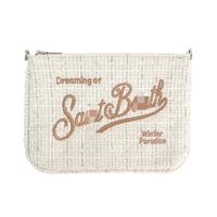 Sac à bandoulière de luxe en tissu tweed pour femme, sac messager croisé, sac à bandoulière en tweed pour femme, pochette cosmétique