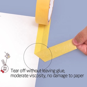 Ruban de masquage en papier intérieur extérieur utilisation facile industrie prix usine ruban de masquage bleu Original maison peinture fournitures - Product Image 5