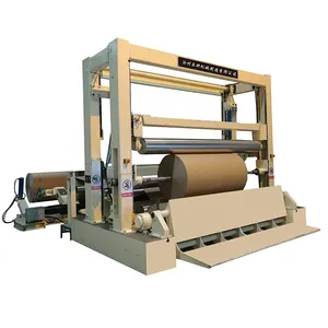 High Speed Kraft Paper Jumbo Roll Slitting Rewinding Machine With Automatic Unloading System And Tension Control