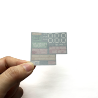 Affichage LED à 8 segments avec superposition graphique personnalisée pour gonfleur de pneus portable