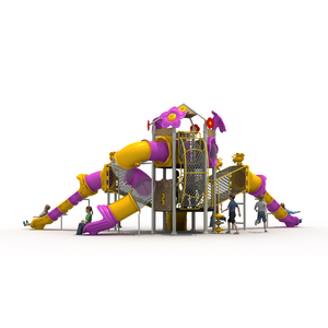 Parque Infantil de plástico con diseño colorido para niños, juegos al aire libre - Product Image 2