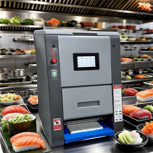 Máquina automática de sushi de escritorio, máquina formadora de láminas de arroz Nigiri, máquina comercial para hacer rollos de sushi Kimbap para Izakaya - Product Image 6