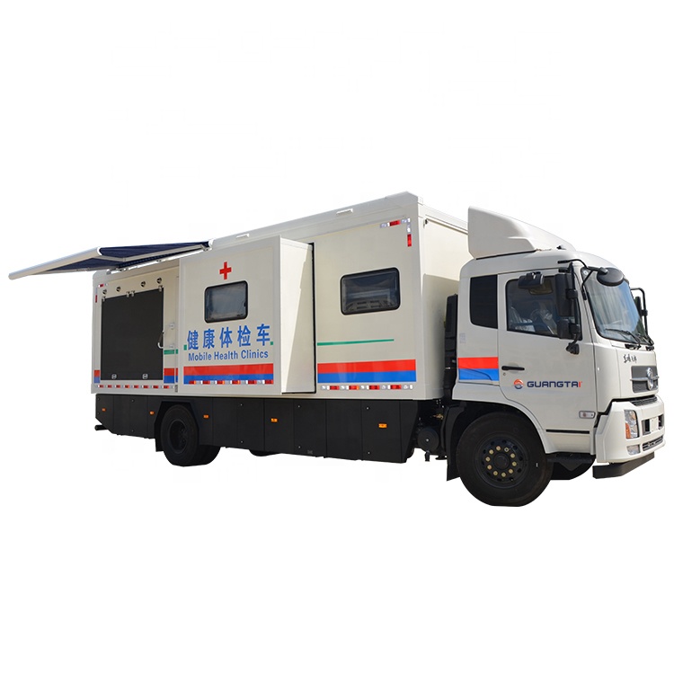 Guangtai профессиональный многофункциональный мобильный медицинский осмотр грузовик клиника мобильный