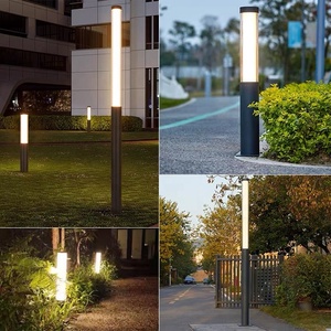 Đèn chiếu sáng ngoài trời hiện đại 3m 4m 6m, đèn cột sân vườn, đèn đường, đèn trụ, đèn trụ cảnh quan bằng nhôm chống thấm nước, đèn LED - Product Image 6