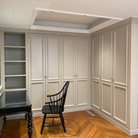 Gran Oferta: Armario Moderno Ecológico Americano Personalizado con Amplios Estantes y Cajones, de Madera Independiente para Hotel, Comedor o Taller