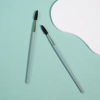 Pinceau cosmétique multifonction pour femmes, brosse à cils, spoolies en fibres synthétiques, manche en bois pour le maquillage des sourcils et des cils