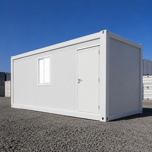 Maison conteneur modulaire préfabriquée à double couche, personnalisable, en structure légère d'acier, pour B&B, café ou bureau - Product Image 1