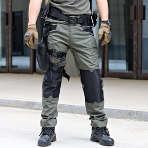Pantalon tactique Extérieur Résistant à l'usure Respirant Zipper Fly Assault Pantalon Flat Front - Product Image 1