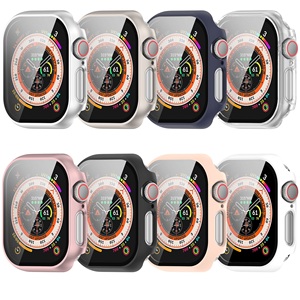 Funda de película de vidrio templado 2 en 1 para reloj de PC para Appl <span class=keywords><strong>E</strong></span> <span class=keywords><strong>Watch</strong></span> Series 10 42mm 46mm Protector de pantalla - Product Image 4
