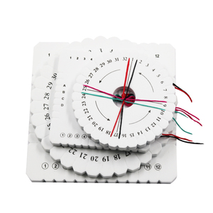 <span class=keywords><strong>Disco</strong></span> de <span class=keywords><strong>Kumihimo</strong></span> Redondo y Cuadrado para Tejer Pulseras, Bandeja para Nudos de Cuerda Trenzada, Tabla de Diseño de Joyería - Product Image 1