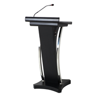 Podio de acero para discursos de boda, atril para presentaciones, púlpito para iglesia y aula, podio con base pesada para conferencias