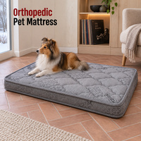 Orthopädisches Hundebett mit Eigenmarke, Individuellen Etiketten, Verpackung und Waschbarem Abnehmbarem Außenbezug für Haustierkollektionen
