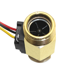 G 1/2 "Sensores De Fluxo De Turbina De Latão DC3-24V Sensor De Fluxo De Pulso Medidor Sensor De Fluxo De Água Efeito Hall para Aquecedor Solar De Água - Product Image 3