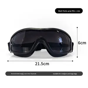 Lunettes de protection UV tout-en-un pour chiens et chats, lunettes de soleil réglables coupe-vent pour animaux de petite et moyenne race, <span class=keywords><strong>voyage</strong></span> en plein air estival - Product Image 6