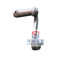 Manija de Puerta de Acero Galvanizado Resistente, Práctica y Resistente a la Corrosión para Cercas, Rejas y Portones