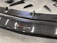 TAKD Style fibre de carbone sèche lèvre avant diffuseur arrière jupe latérale miroir canards évent pour Mercedes Benz W118 CLA45 AMG 2020-2023