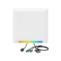 Lecteur de contrôle d'accès RFID UHF longue portée CHAFON CF6D1R15m, matériau ABS, affichage LED coloré, gestion intelligente du stationnement, lecteur UHF