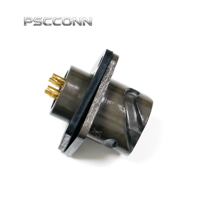 Connecteur circulaire de qualité industrielle PSCCONN série FQ, FQ14 FQ18 FQ24 FQ30, prise et fiche baïonnette étanches IP67