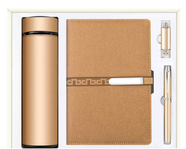 13 libro, pluma, botella, USB