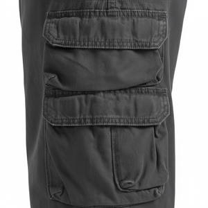 Pantalones cortos Cargo de estilo urbano para hombre, múltiples bolsillos, tela suave cómoda, marca personalizada disponible para pedidos de ropa a granel - Product Image 1