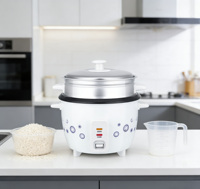 Mini-cuiseur à riz électrique intelligent multifonction en gros avec pelle, tasse doseuse et cuve intérieure antiadhésive en acier inoxydable, portable