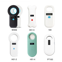 เครื่องอ่านแท็ก RFID,เครื่องอ่าน Microchip สัตว์เครื่องสแกนสัตว์ตัวอ่านชิปสำหรับสัตว์เลี้ยงแมว