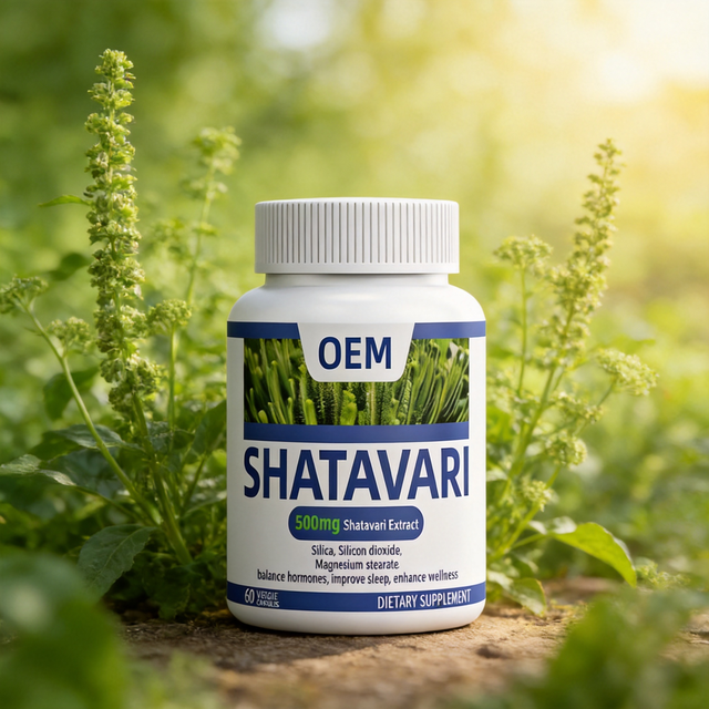 Custom Formula Shatavari Capsules 500mg Asparagus Racemosus Extract GMP Factory OEM Wholesale Supplement