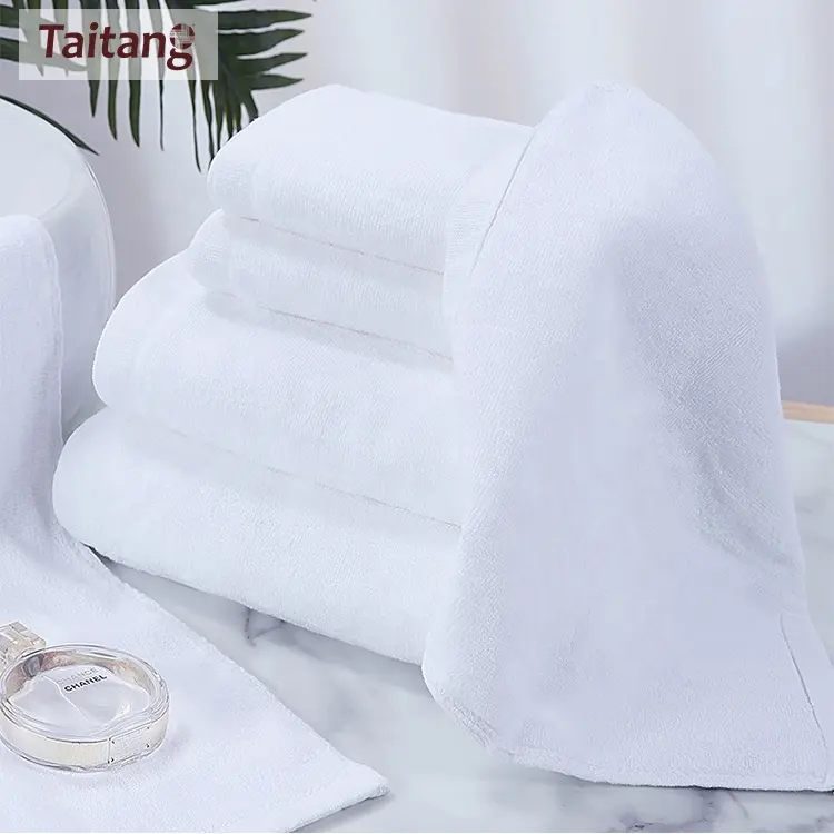 Serviettes de bain 5 étoiles 100% coton de haute qualité, serviettes hôtel, visage, essuie-mains