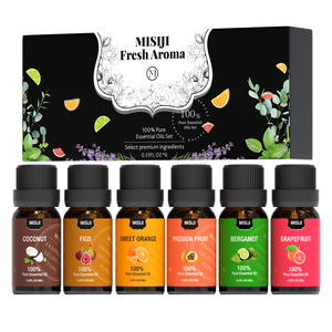 Private Label 100% Pure Natural Organic Fresh Fruit Fragrance Eco-Friendly Aromatherapy Essential <strong>Oil</strong> Skin Care <strong>Massage</strong> <strong>Set</strong> - Product Image 1
