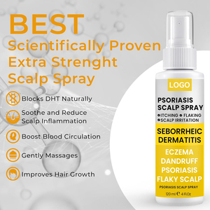 Spray capillaire 2-en-1 OEM à marque privée, à base de plantes, pour le psoriasis et le cuir chevelu, anti-pelliculaire, antibactérien, soulagement des démangeaisons, pour la <span class=keywords><strong>dermatite</strong></span> séborrhéique - Product Image 3
