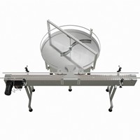 Système de convoyeur de table rotatif pour l'accumulation de bouteilles personnalisées, machine de collecte pour les boissons
