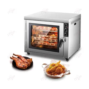 Electric Chicken Rotisserie Machine Stainless Steel Oven Electric Bbq Chicken Rotisserie Grill For Sale