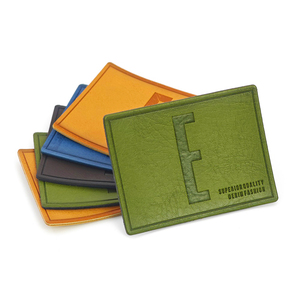 Custom logo PU Leather Patch Embossed leather labels <b>tags</b> for Jeans handbags Garment PU Leather Material - Product Image 1