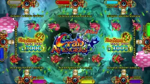 Selling Amusement Hot Sale Cabinet Software Fish Table Arcade Game Ocean King 3 Plus Crab Avengers