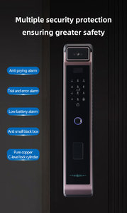 Kunci Pintu Pintar Tuya Otomatis Penuh dengan Pengenal Wajah 3D, Sidik Jari, dan Kata Sandi, Lubang Intip Berkualitas Tinggi Anti Maling - Product Image 4