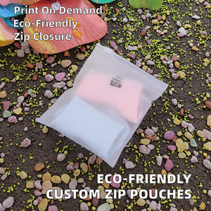 Free Design Custom Zip <b>Lock</b> Pouch Low MOQ Bio-Degradable PVC/EVA Mylar Jewelry Packaging <b>Bags</b> for Shoes Clothing Socks Fur - Product Image 3