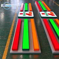 Enseigne lumineuse personnalisée à LED avec logo rétroéclairé, haute luminosité, boîte lumineuse pour magasin, épicerie, station-service