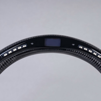 Volant de direction en fibre de carbone véritable avec affichage LED de la vitesse et du régime moteur, nouvelle mode, pour Dodge RAM 1500 2500 3500 4500 5500 2018-2024