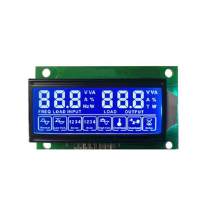 Écran d'affichage OLED à faible consommation de type <span class=keywords><strong>TN</strong></span>, code segmenté, résolution 128x64, fond <span class=keywords><strong>bleu</strong></span>, texte blanc, écran d'instrument à code cassé - Product Image 6