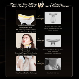 Masajeador de elevación de cuello facial Oem Calentador de espalda eléctrico Masaje relajante Aliviar <span class=keywords><strong>Tens</strong></span> Shiatsu Masajeador de elevación de cuello de cara profunda - Product Image 3
