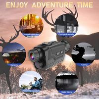 Monocular de Visión Nocturna Infrarroja Digital HD 4K Montado en Casco con Zoom 8X para Caza