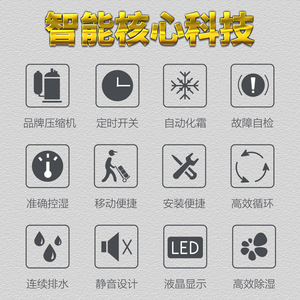 <b>Dehumidifier</b> 90 L 380 V Digital Display Industrial Use - Product Image 3