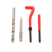 Kit de réparation de filetages en acier inoxydable, jeu d'inserts filetés, outil d'installation de tarauds et de forets pour la restauration de filetages endommagés