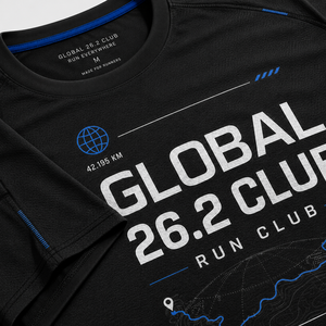 Camiseta Personalizada Global 26.2 Runner Club, Ropa de Carrera de Resistencia, Ropa Deportiva de Alto Rendimiento, Camiseta Vintage para Hombre, Ecológica y de Secado Rápido - Product Image 5