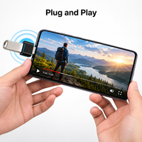 Adaptateur USB-C vers USB 2.0 avec protection OTP pour ordinateur portable et téléphone portable, compatible avec MacBook Pro 2020/19 iMac 2021