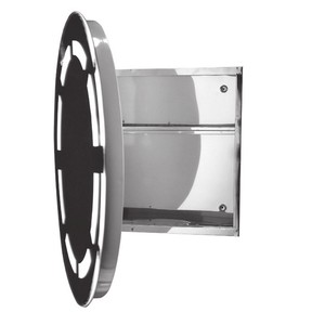 Specchio da Bagno LED Kamalu KAM-138 con Interruttore Touch, Stile Art Deco, Materiale Vetro e Plastica, Design Rotondo con Contenitore - Product Image 3