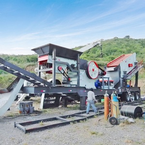 Nhà máy nghiền di động 60-100 tấn/giờ, máy nghiền hàm & máy nghiền côn, dây chuyền nghiền đá với sàng rung dùng cho đá sỏi, đá vụn, quặng sắt - Product Image 2