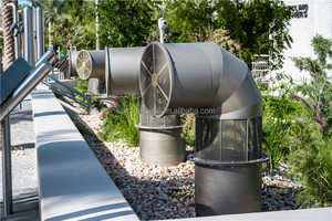 Ngành công nghiệp nhà máy tùy chỉnh mạ kẽm xoắn ốc ống 90 độ không khí thông gió ống - Product Image 5