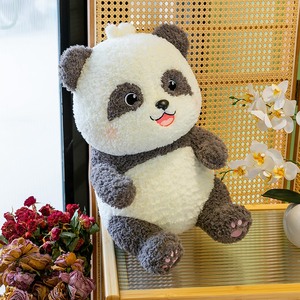 Peluche Gigante di <span class=keywords><strong>Panda</strong></span> Carino e Sorridente con Zampe <span class=keywords><strong>Rosa</strong></span>, Morbido e Soffice, Regalo Decorativo - Product Image 1